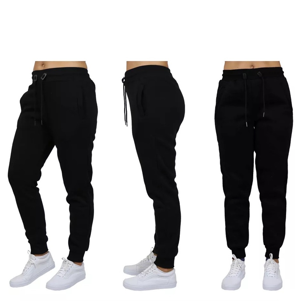 Galaxy By Harvic Men's Slim Fit Jogger Pants in Black-Size Medium. - Picture 12 of 13